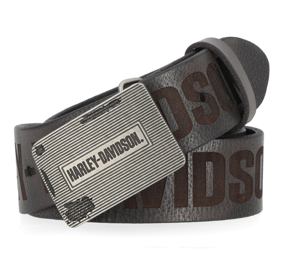 Harley-Davidson® Men's Grunge Belt | Black