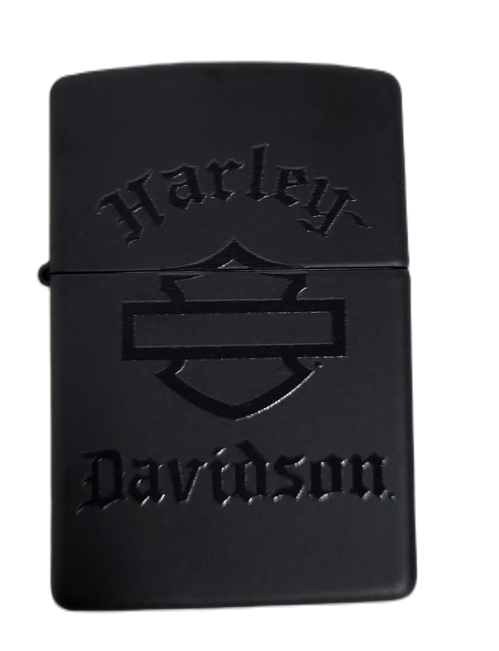 Harley-Davidson® Bar & Shield Black Matte Zippo® Lighter