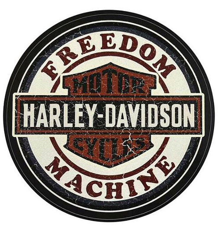 
                  
                    Harley-Davidson® Vintage Freedom Machine Decal | Long Bar & Shield® | Medium
                  
                