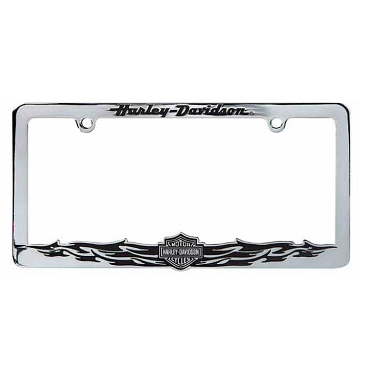 Harley-Davidson® Tribal Flames Bar & Shield® License Plate Frame