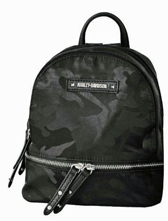 
                  
                    Harley-Davidson® Women's Silky Camo Backpack | Adjustable Shoulder Straps
                  
                
