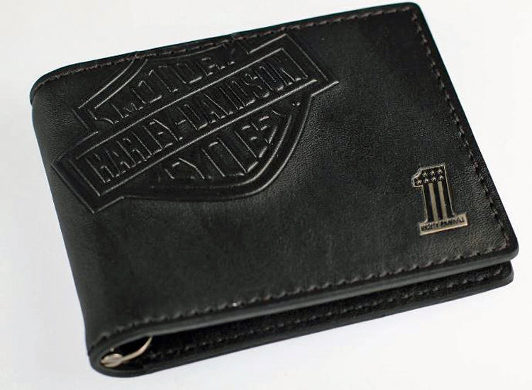 
                  
                    Harley-Davidson® Men's Bar & Shield® Money Clip Leather Wallet
                  
                