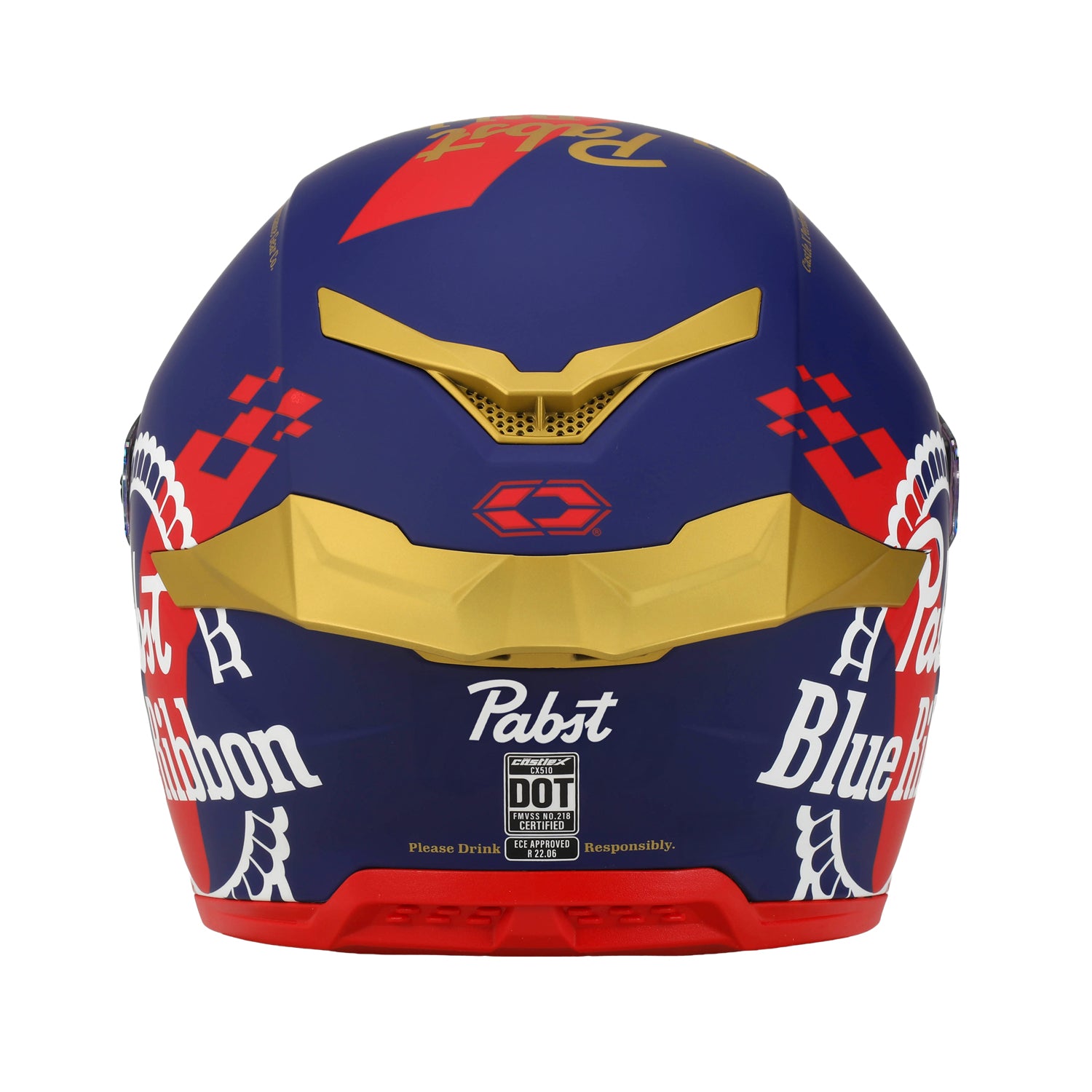 Pabst Blue Ribbon CX510 Motorcycle Helmet – House of Harley®