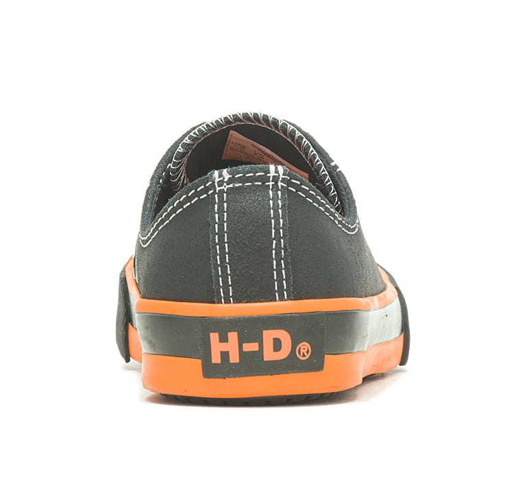 
                  
                    HARLEY-DAVIDSON® FOOTWEAR Women's Zia Leather Sneakers | Lifestyle Casual | Black & Orange
                  
                