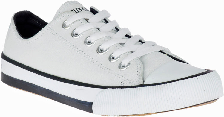 HARLEY-DAVIDSON® FOOTWEAR Women's Burleigh Leather Sneakers | Lifestyle Casual | White