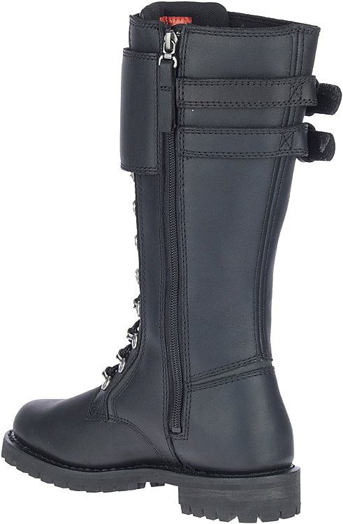 
                  
                    HARLEY-DAVIDSON® FOOTWEAR Women's Grimes 12" Lace Motorcycle Riding Boots | Flash Reflective
                  
                