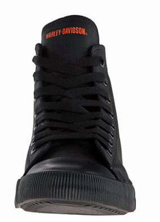 
                  
                    HARLEY-DAVIDSON® FOOTWEAR Men's Baxter Leather High Top Sneakers | Lifestyle Casual | Black & Orange
                  
                