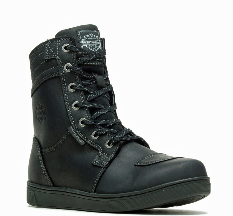 
                  
                    HARLEY-DAVIDSON® FOOTWEAR Men's Steinman Hi Motorcycle Riding Sneakers | Black | Ankle Protection | Second Pair of Laces
                  
                