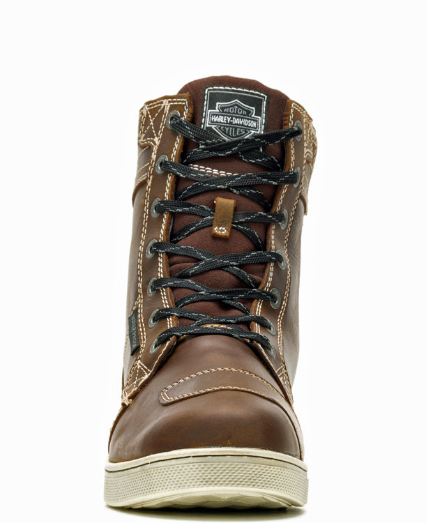 
                  
                    HARLEY-DAVIDSON® FOOTWEAR Men's Steinman Hi Motorcycle Riding Sneakers | Brown | Ankle Protection | Second Pair of Laces
                  
                