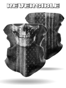 Patriotic Skull Jaw Do Band® | Black & White