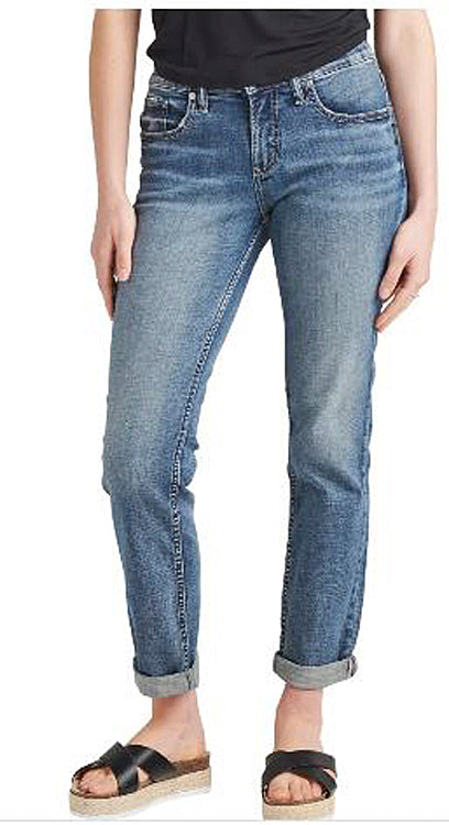 
                  
                    Silver Jeans Co.® Women's Boyfriend Indigo Jeans | Mid Rise
                  
                