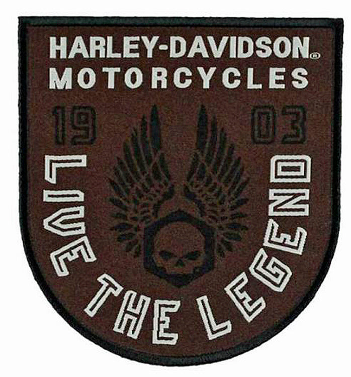Harley-Davidson® Embroidered Forged Wings Emblem | Small