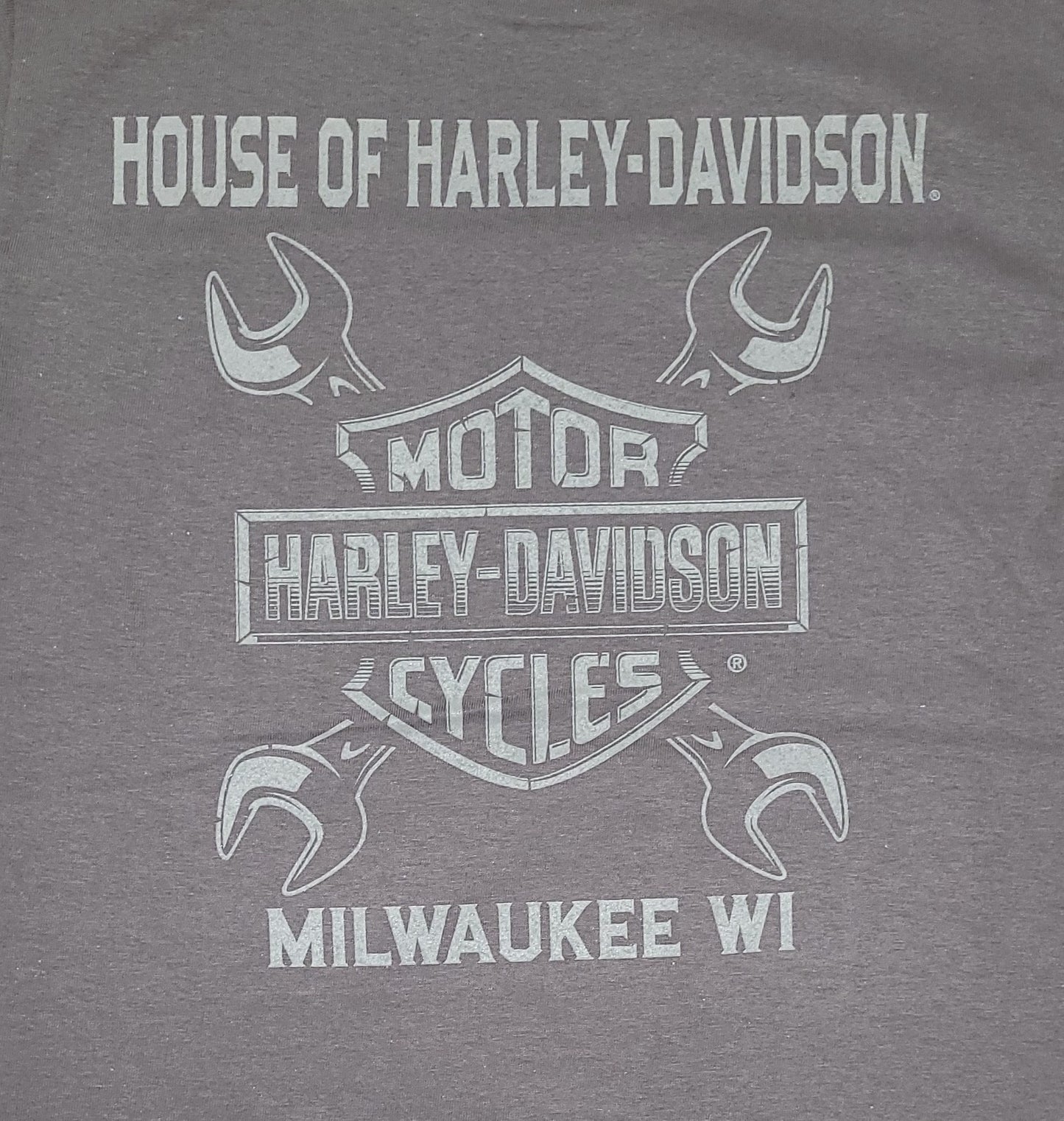 Harley-Davidson® Men's Aerial Short Sleeve T-Shirt | Grey