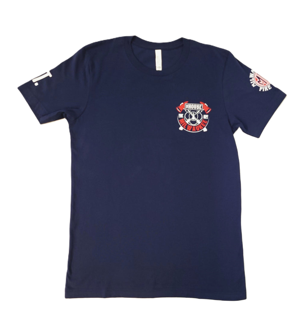 House of Harley-Davidson® Men's Milwaukee Firefighter Short Sleeve T-Shirt | Blue