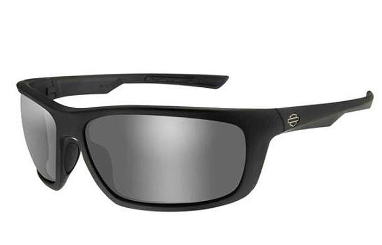 
                  
                    Harley-Davidson® Men's Wiley X® Gears Sunglasses | Silver Flash Lenses With Smoke Grey Base | Matte Black Frames
                  
                