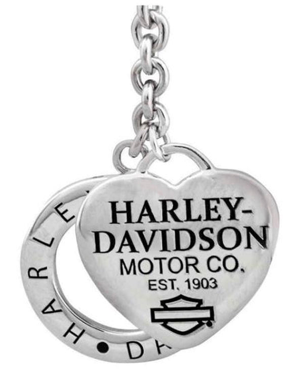 Harley-Davidson® Women's 1903 Heart Toggle Charm Bracelet