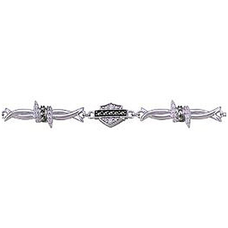 
                  
                    Harley-Davidson® Women's Bling Barb Wire Chain Bracelet | Two Sizes
                  
                