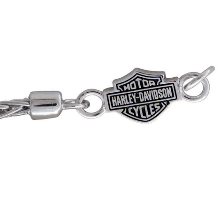 
                  
                    Harley-Davidson® Women's Wheat Chain Layering Bracelet | Bar & Shield®
                  
                