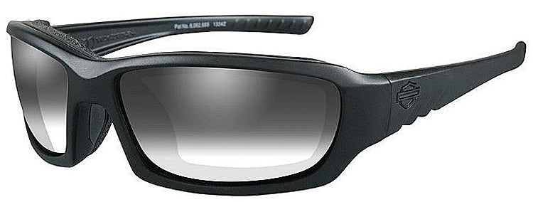 Harley-Davidson® Men's Wiley X® Gem Sunglasses | Light Adjusting Smoke Grey Lenses | Matte Black Frames