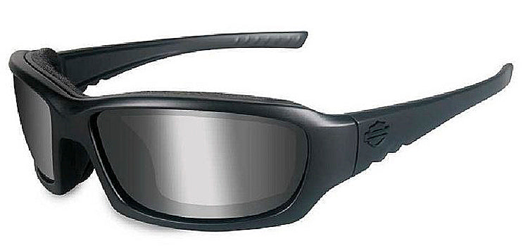 
                  
                    Harley-Davidson® Men's Wiley X® Gem Sunglasses | PPZ™ Silver Flash Lenses With Smoke Grey Base | Matte Black Frames
                  
                