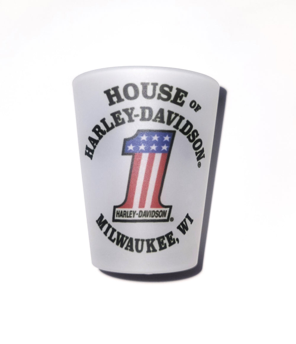 House of Harley-Davidson® Custom Shot Glass | Frosted 2oz