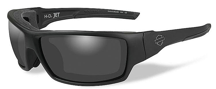 Harley-Davidson® Men's Wiley X® Jet Sunglasses | Smoke Grey Lenses | Matte Black Frames