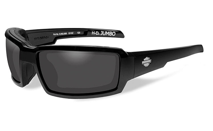 
                  
                    Harley-Davidson® Men's Wiley X® Jumbo Sunglasses | Smoke Gray Lenses | Gloss Black Frames
                  
                