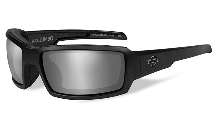 
                  
                    Harley-Davidson® Men's Wiley X® Jumbo Sunglasses | Silver Flash Lenses | Matte Black Frames
                  
                