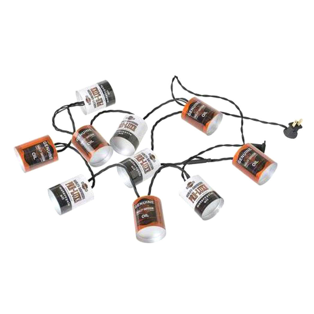 Harley-Davidson® String of Oil Can Party Lights