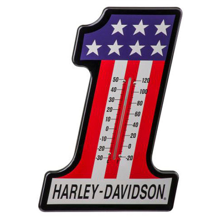 Harley-Davidson® #1 Racing Thermometer | Fade Resistant