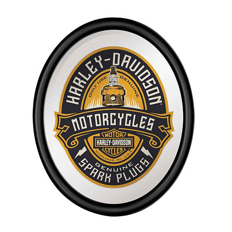 Harley-Davidson® Spark Plug Oval Mirror