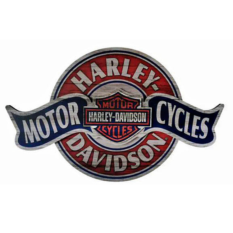 Harley-Davidson® Motorcycles Banner Pub Sign | Bar & Shield® Logo ...