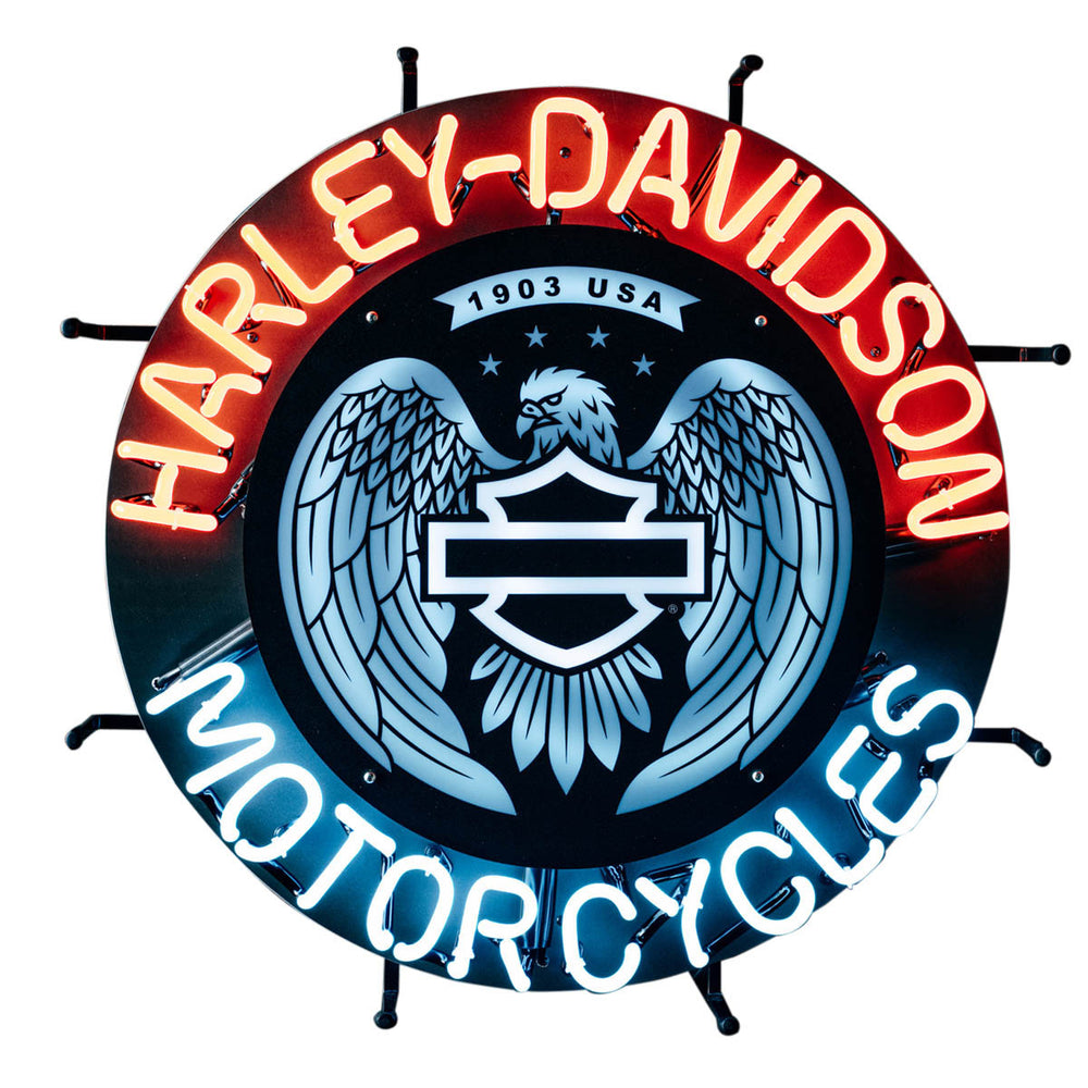 Harley-Davidson® Bar & Shield® Eagle Neon Sign