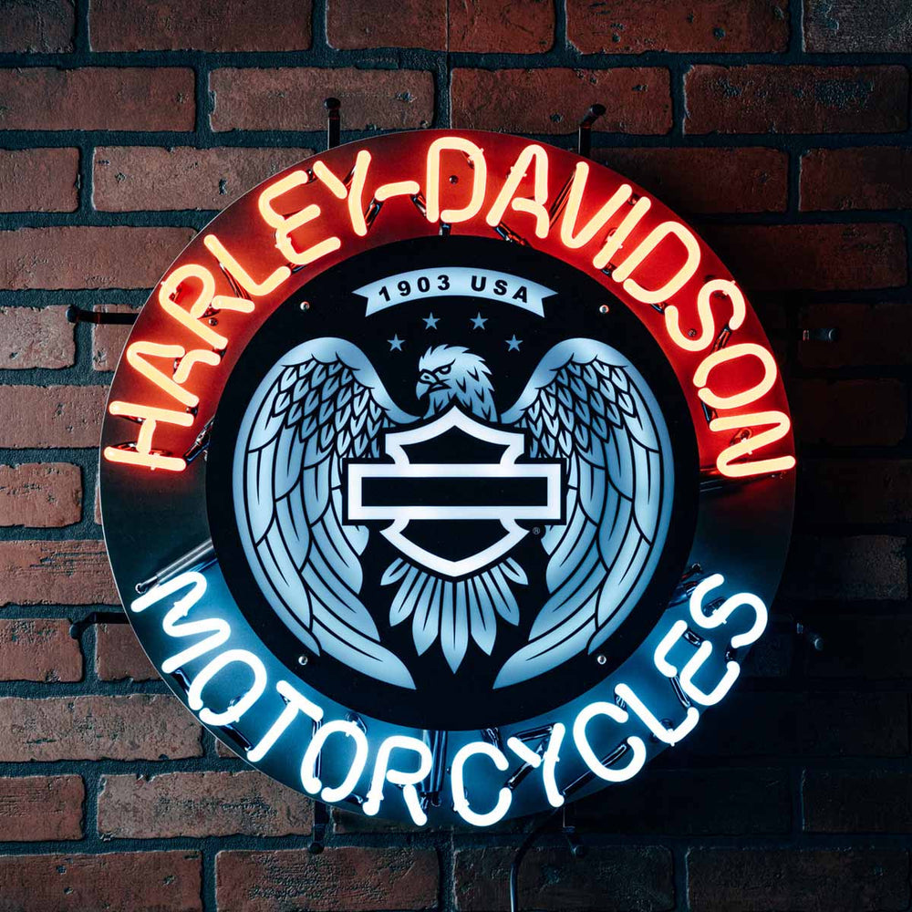 
                  
                    Harley-Davidson® Bar & Shield® Eagle Neon Sign
                  
                