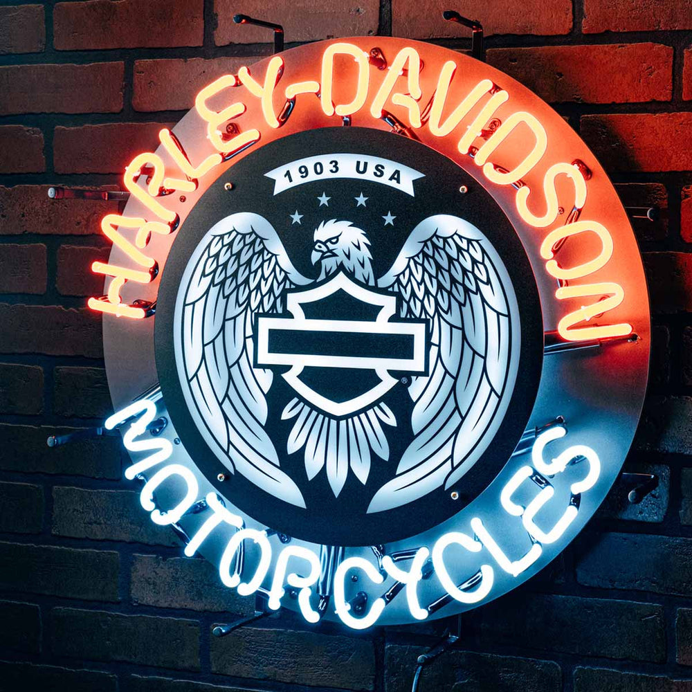 
                  
                    Harley-Davidson® Bar & Shield® Eagle Neon Sign
                  
                