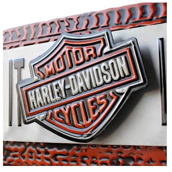 
                  
                    Harley-Davidson® Screw It Let's Ride Metal Sign | 3-D Graphic Construction
                  
                