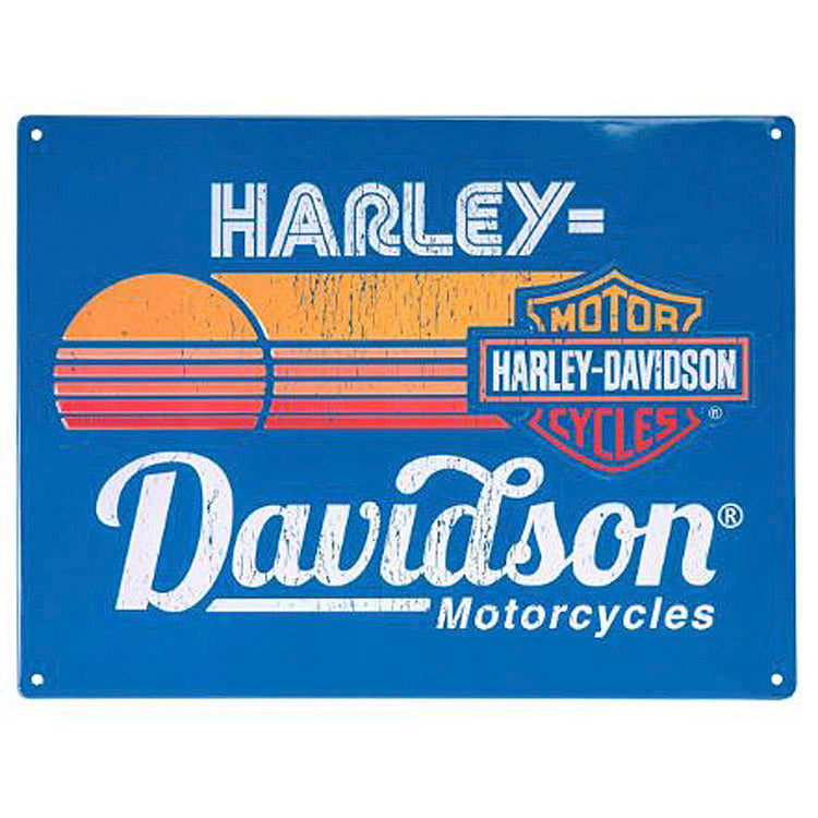 Harley Davidson® Bar & Shield® Sunset Tin Sign