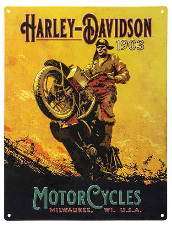 Harley-Davidson® Hill-Climber Tin Sign – House of Harley®