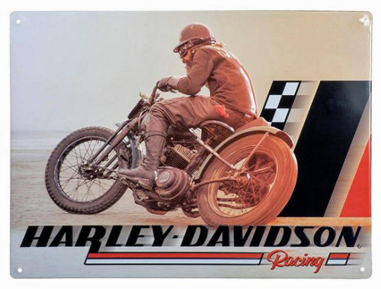 Harley-Davidson® Beach Racer Tin Sign