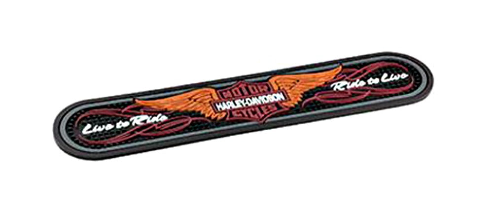 Harley-Davidson® Non-Slip Winged Bar & Shield® Beverage Mat | Contoured Rubber