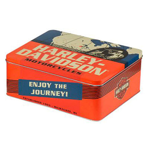 
                  
                    Harley-Davidson® Vintage Poster Graphics Storage Tins | Set Of Two
                  
                