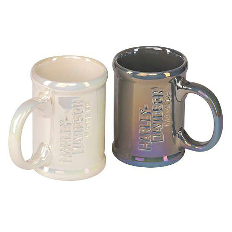 Harley-Davidson® Motor Co. Lustreware Coffee Mugs | Set of Two