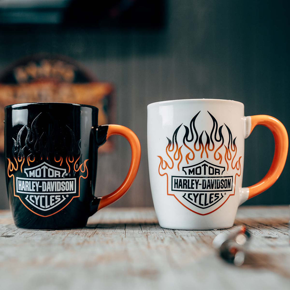 
                  
                    Harley-Davidson® Bar & Shield Flames Color Change Mug Set
                  
                