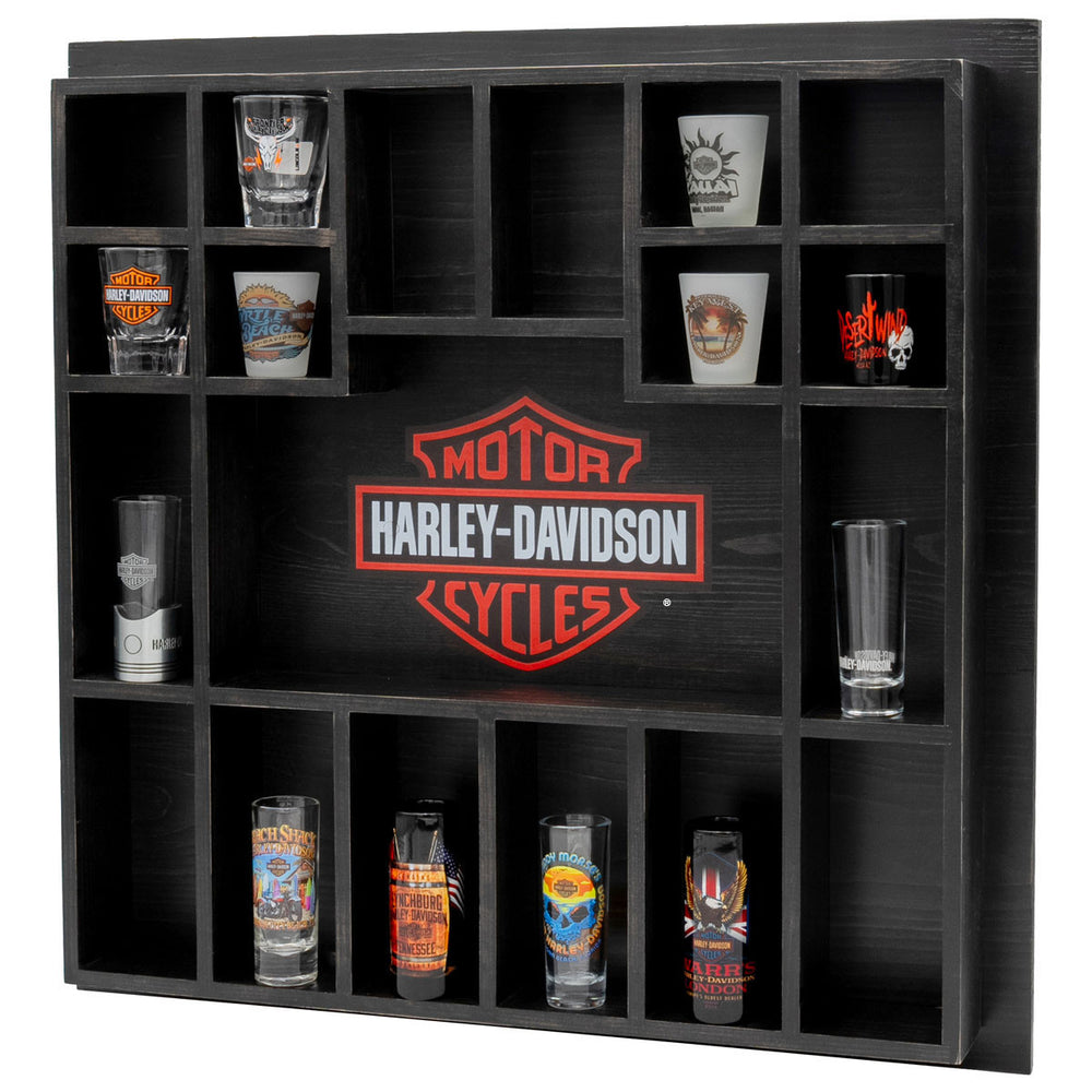 Harley-Davidson® Bar & Shield® Shot Glass Display Case