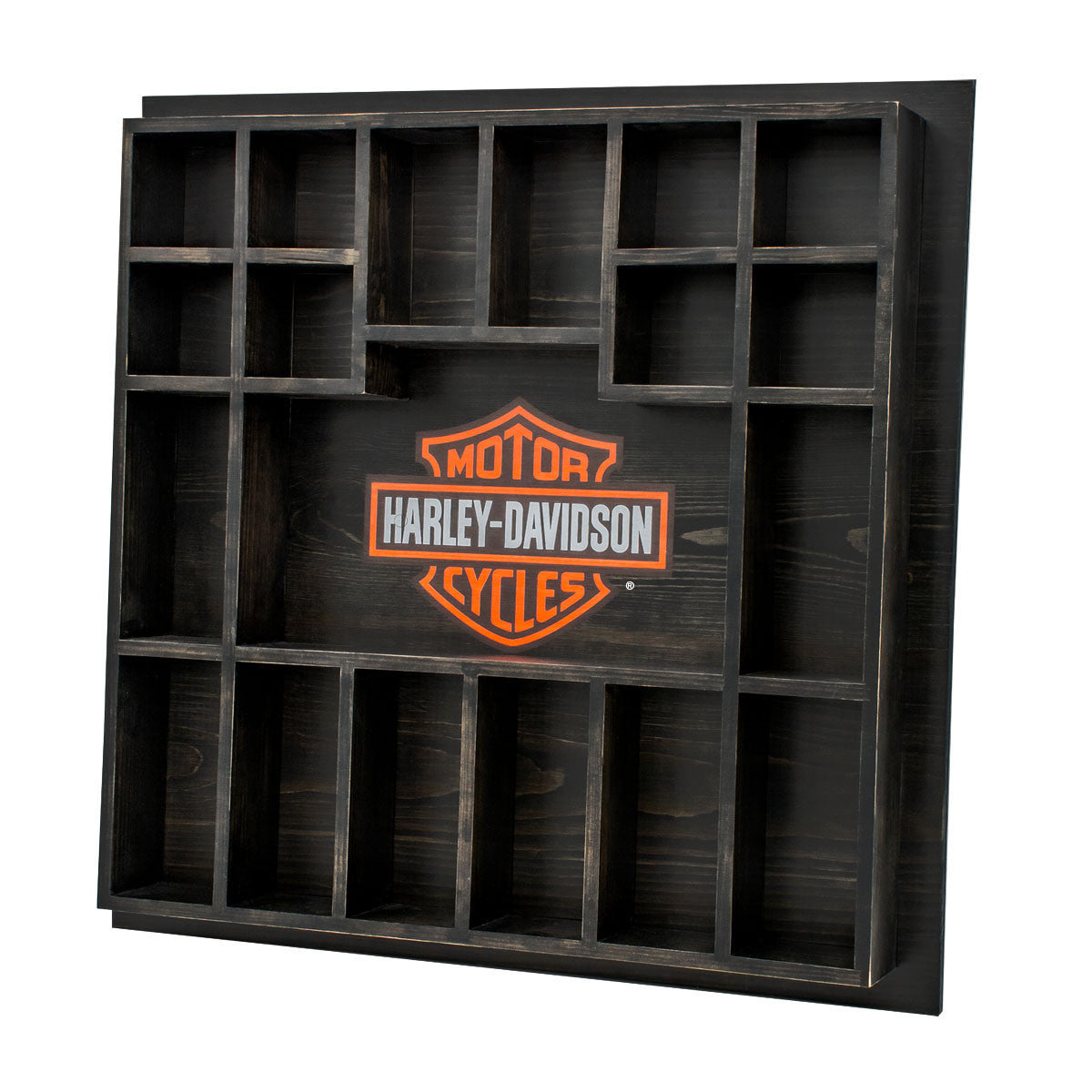 
                  
                    Harley-Davidson® Bar & Shield® Shot Glass Display Case
                  
                