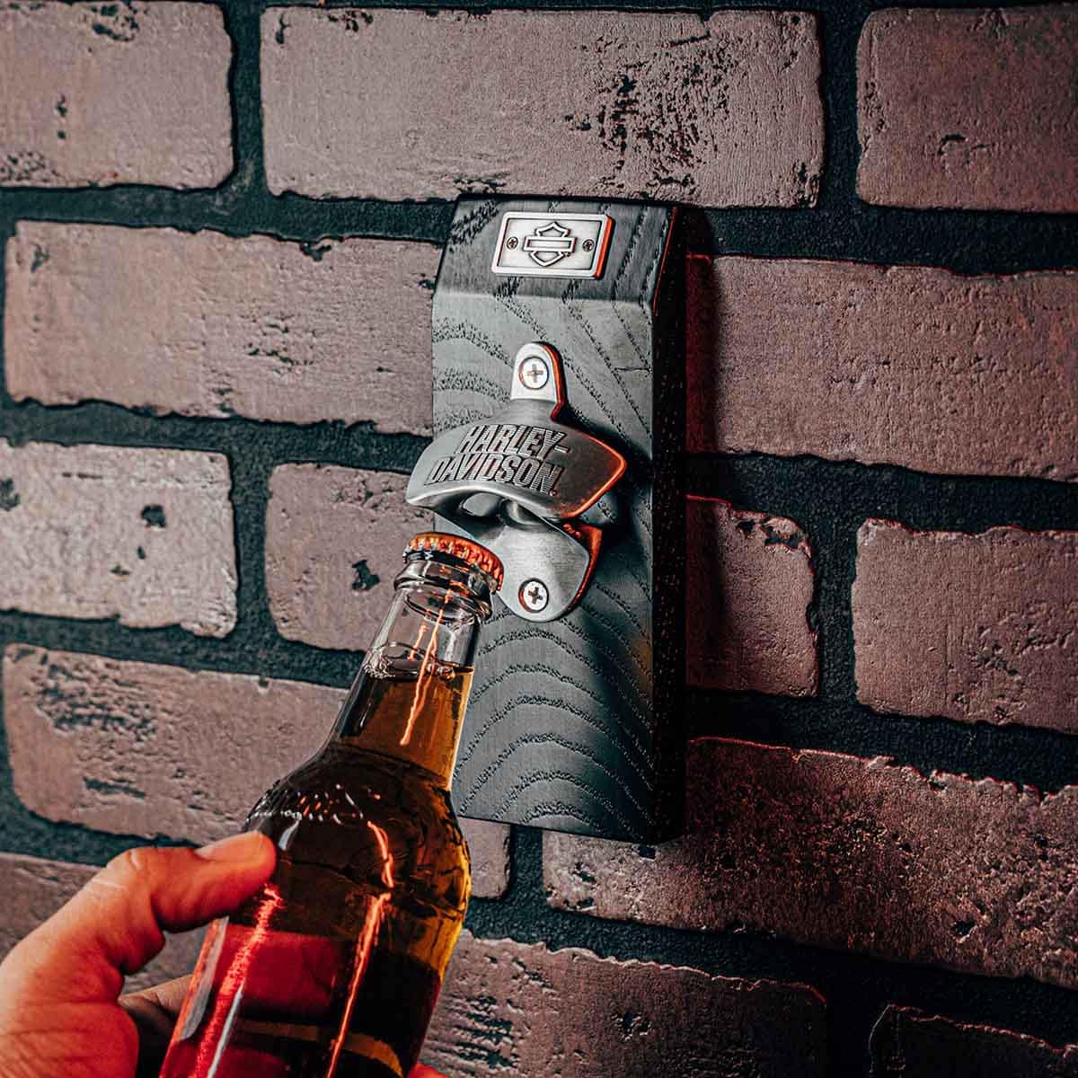 Bar & Shield Wall Mount Bottle Opener | Harley-Davidson® – House