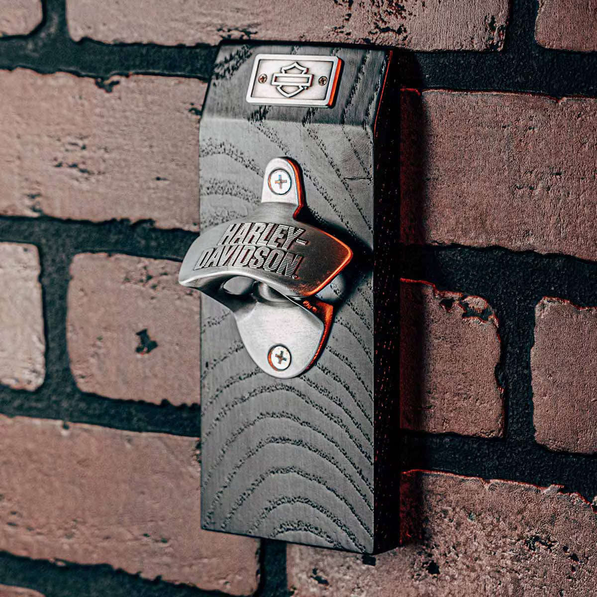 Bar & Shield Wall Mount Bottle Opener | Harley-Davidson® – House