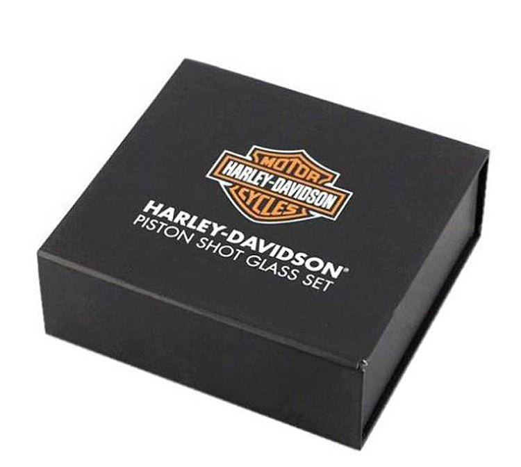 
                  
                    Harley-Davidson® Piston Shot Glass Set | Set of Two
                  
                