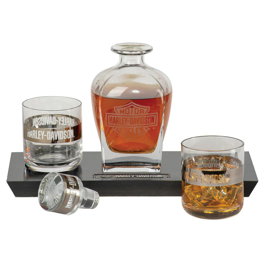 Harley-Davidson® Signature Decanter Set | Four Piece Set