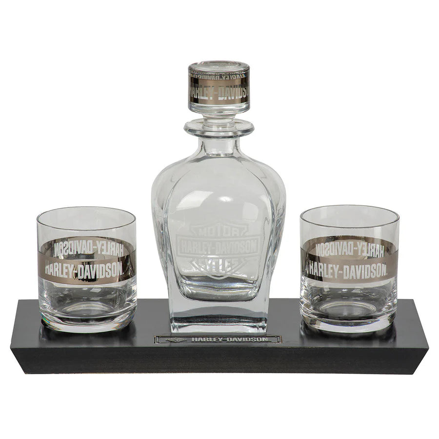 
                  
                    Harley-Davidson® Signature Decanter Set | Four Piece Set
                  
                